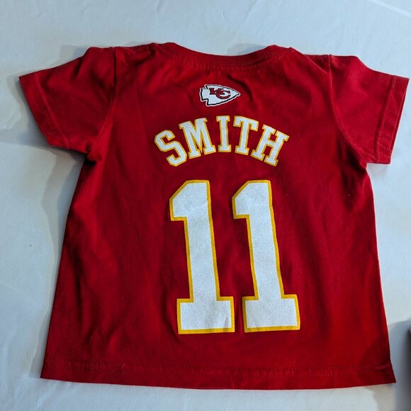 NFL Chiefs 6-9 Month Onesie NWT Stocking Cap 2T Chiefs Tee Red Alex Smith 11 - Picture 11 of 11